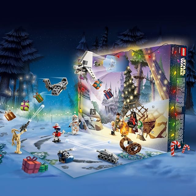 Foto 8 de 8 de LEGO 75366 Star Wars Calendario de Adviento 2023 con 24 Regalos Que Incluyen 9 Personajes