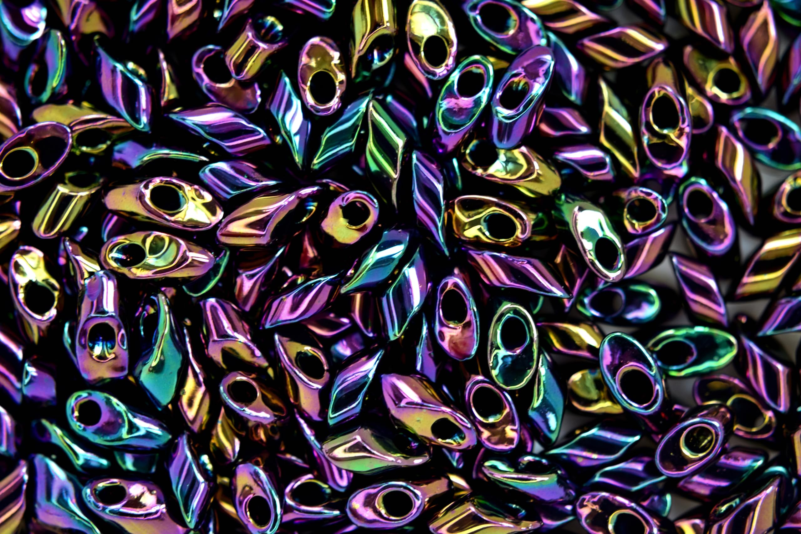 10g Miyuki Long Magatama 4x7mm Seed Beads 454 Metallic Purple Iris Unique Beading Supplies Jewellery Making Japanese Beads