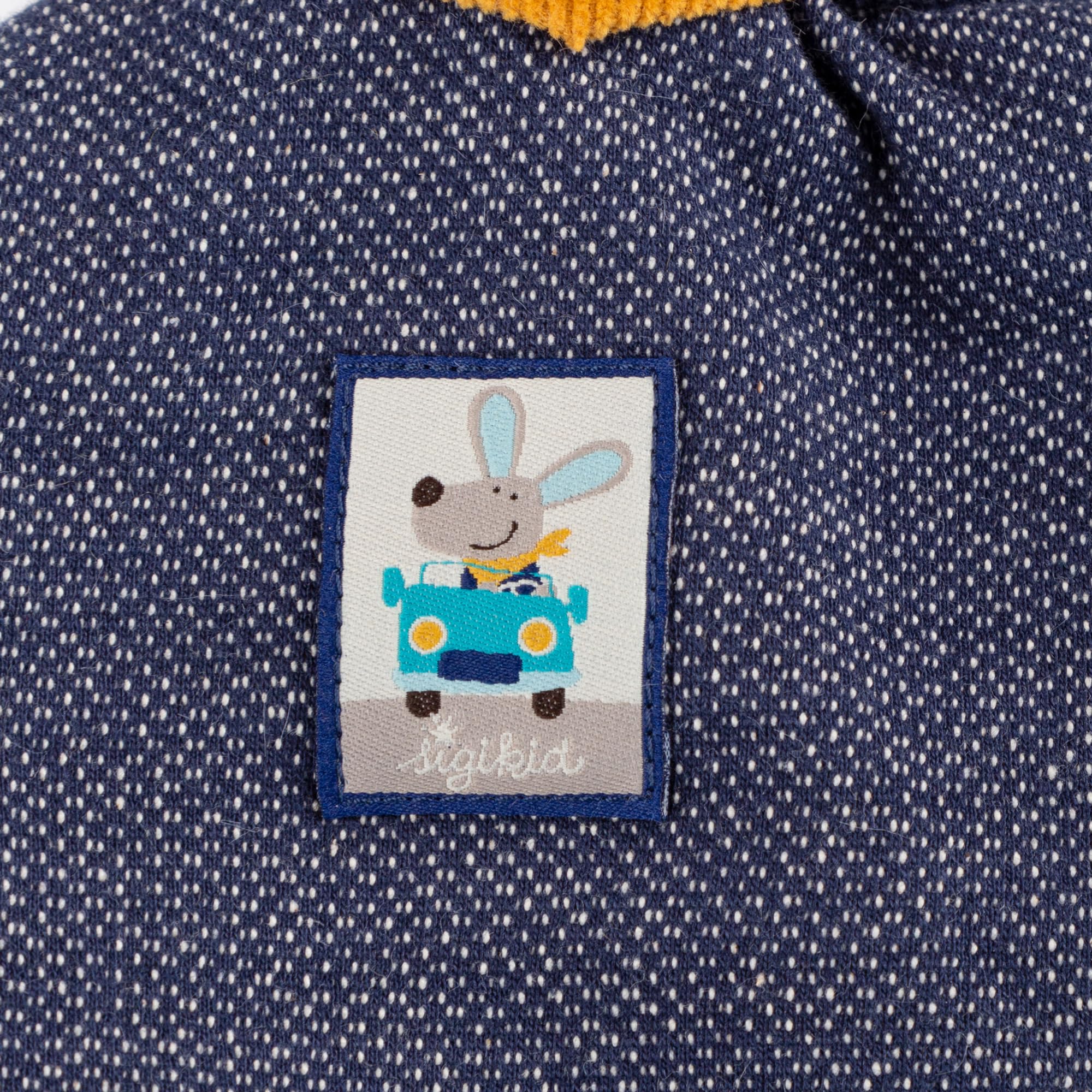 SIGIKID Schnuffeltuch Wal Urban - Babyspielzeug Ab 0 Monaten Blau