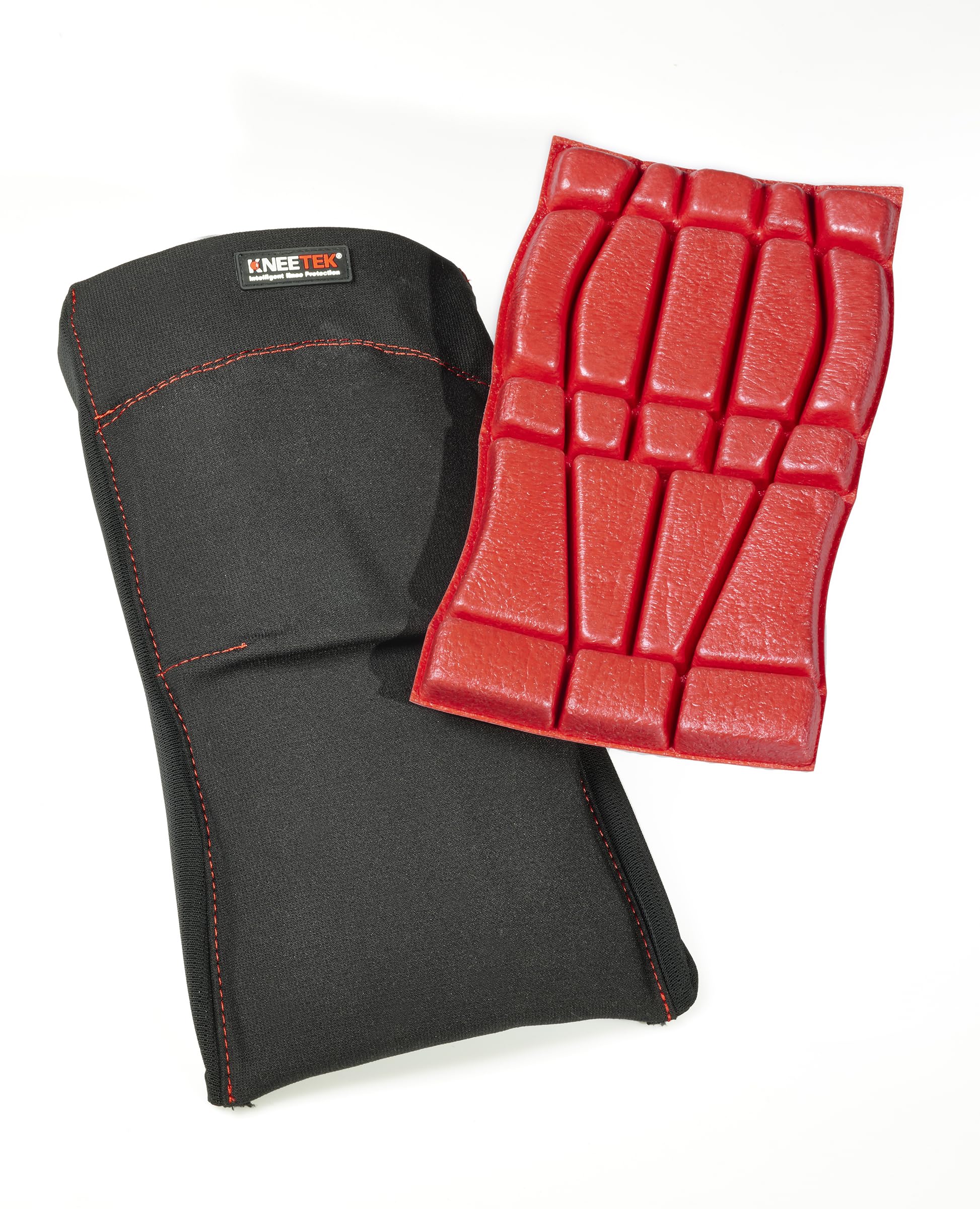 Kneetek PROTEK SlideOn Genouillères ultra légères avec ErgoPad Taille M | Super légères et flexibles : genouillères pour pantalons courts et étroits avec rembourrage ErgoPad remplaçable - Taille M