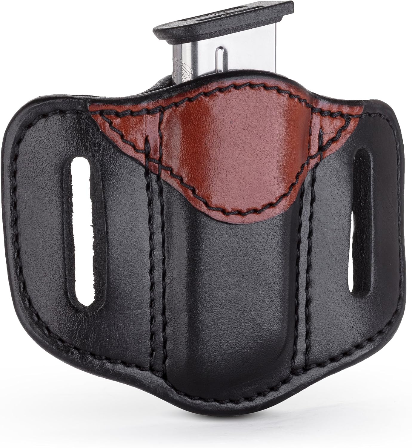 1791 Gunleather Mag Holster for Single Stack Mags, OWB Magazine Pouch for Belts
