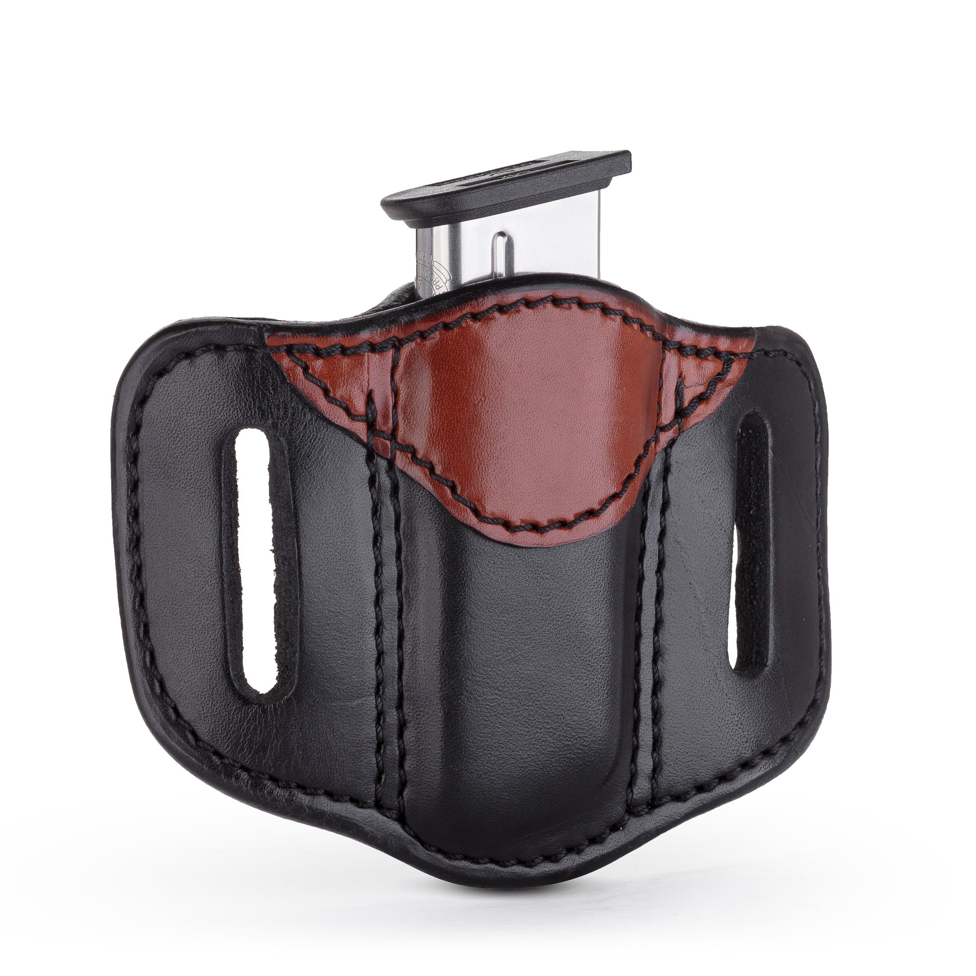 1791 Gunleather Mag Holster for Single Stack Mags, OWB Magazine Pouch for Belts