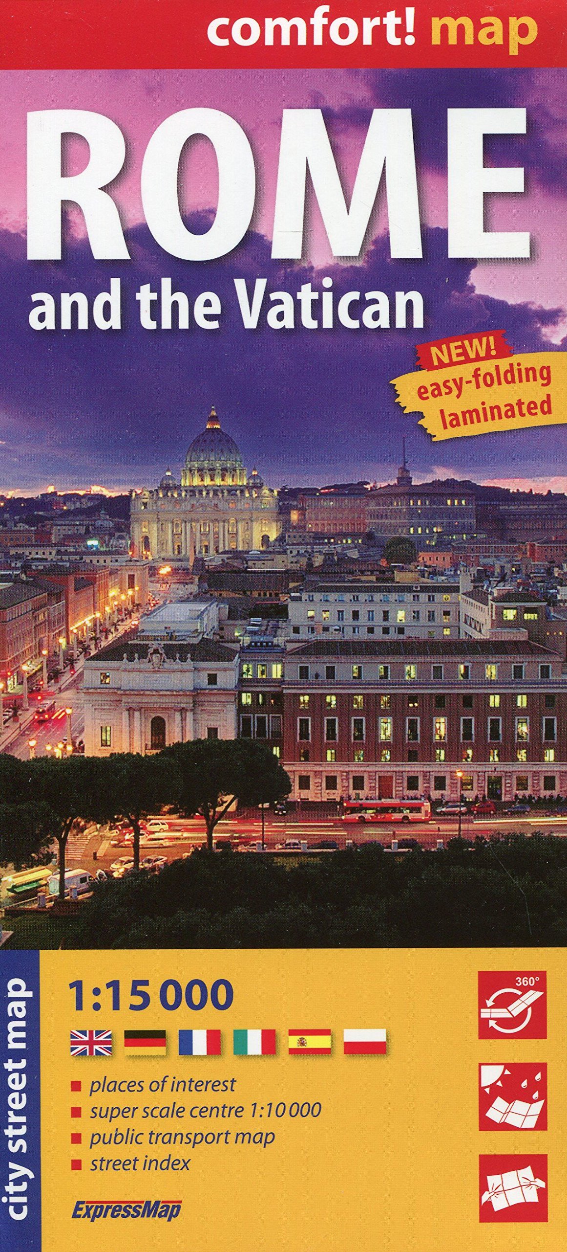 comfort! map Rome and the Vatican: ExpressMap