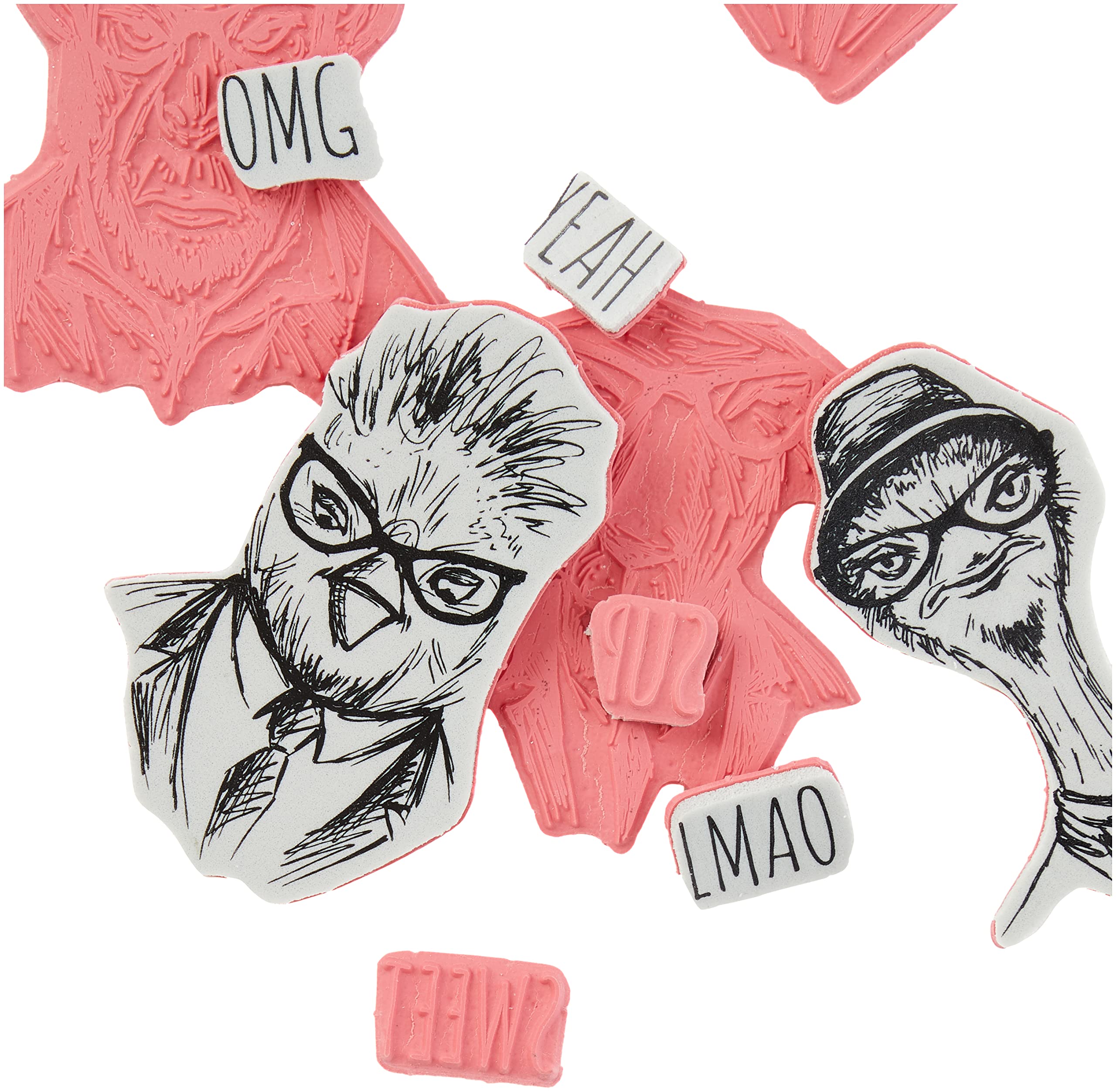 Art Gone Wild Set de Estampado Multicolor Tim Holtz Hipster