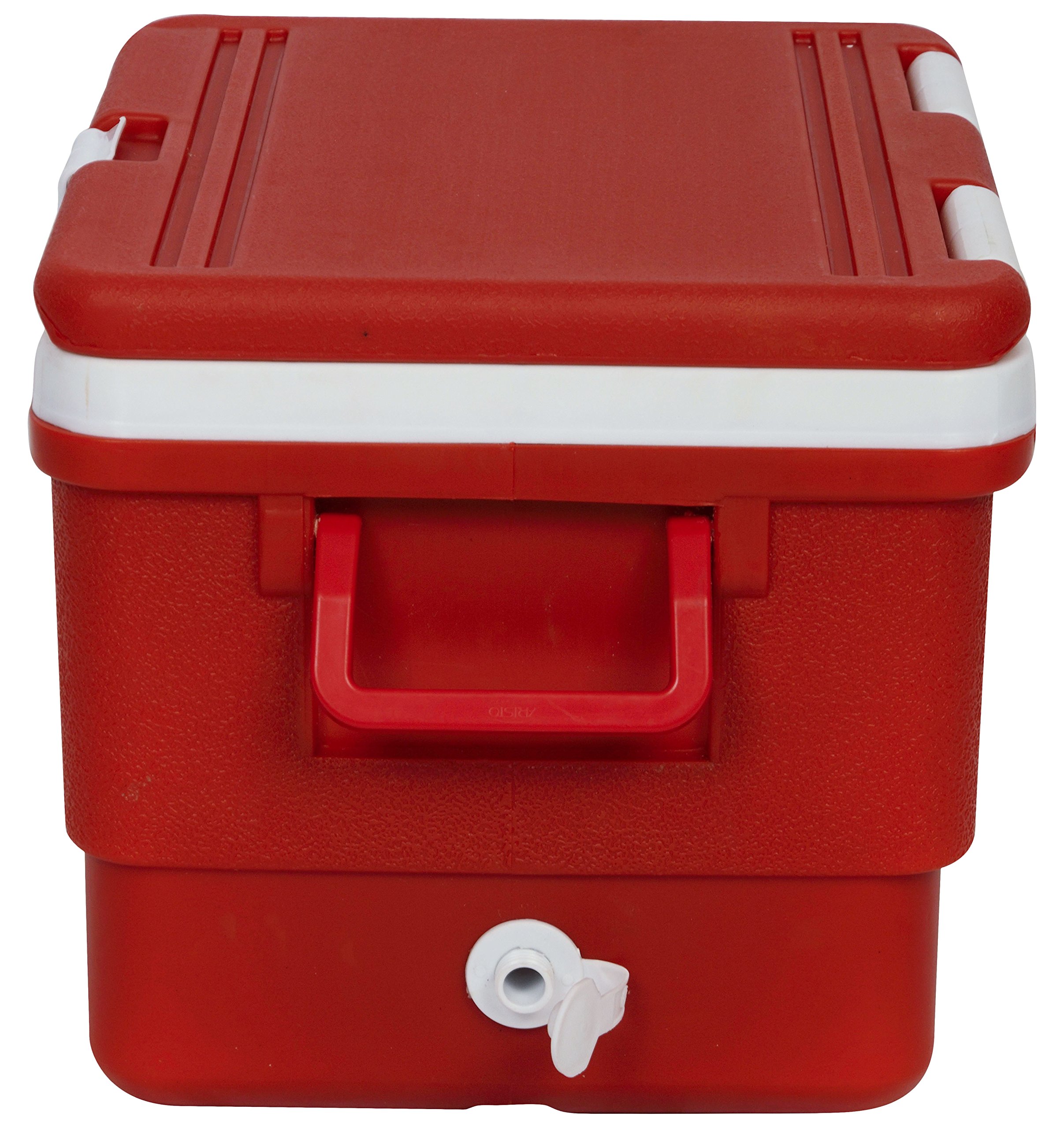 ARISTO Plastic Insulated Chiller Ice Box with Tap, 25 Liter, Red 