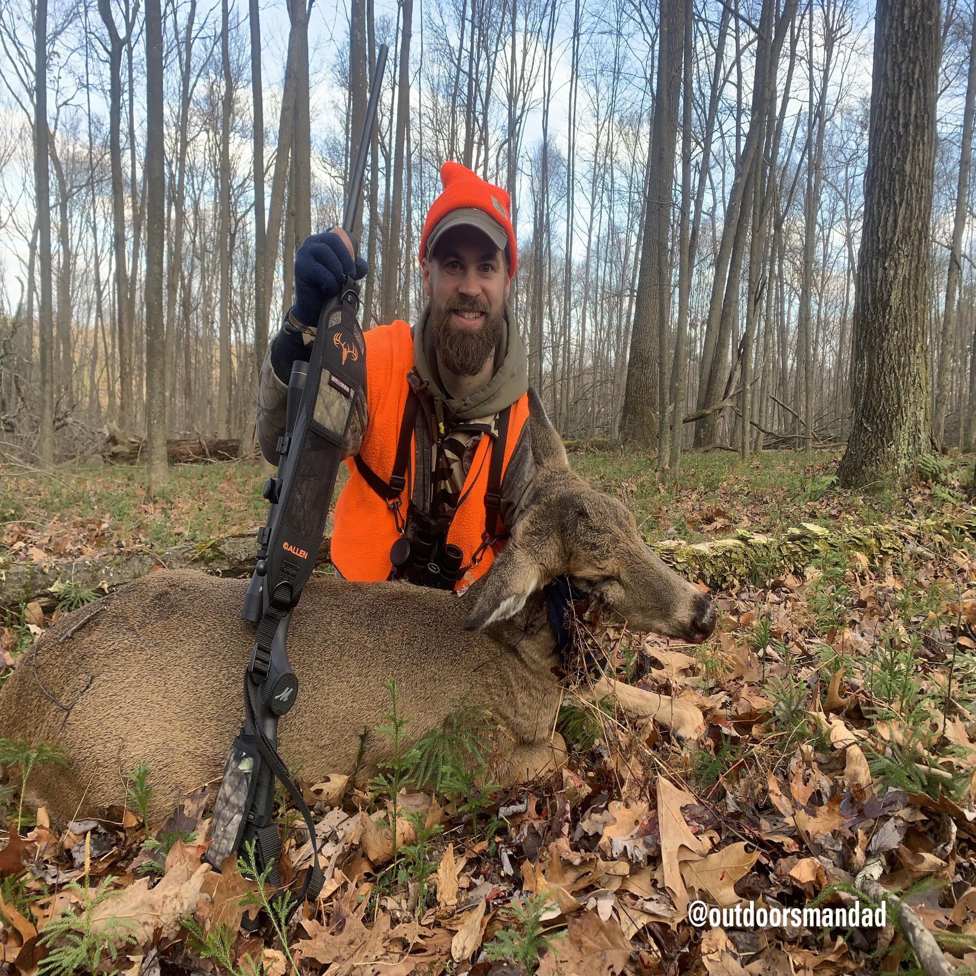 Allen Company Rifle Sling - Padded Camo Gun Strap With Swivels For Hunting