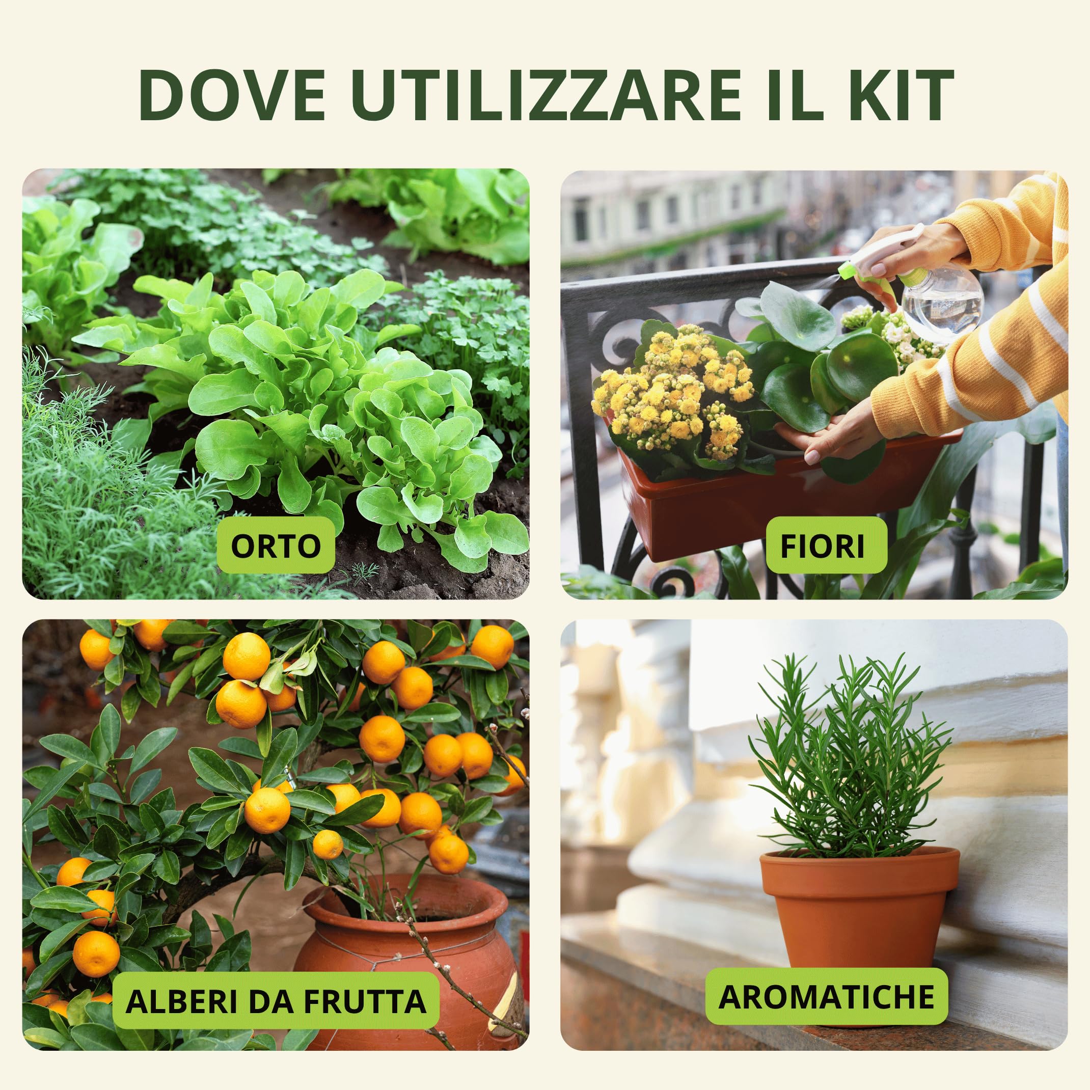 Kit Concimazione Perpetua Suolo Vivo Concimiamo® | Humus di Lombrico, Zeolite e Biochar | Ricrea la fertilità della Terra Amazzonica |100% BIO fino a 20 m² per Orto, Vasi, Giardino e Piante da Frutto