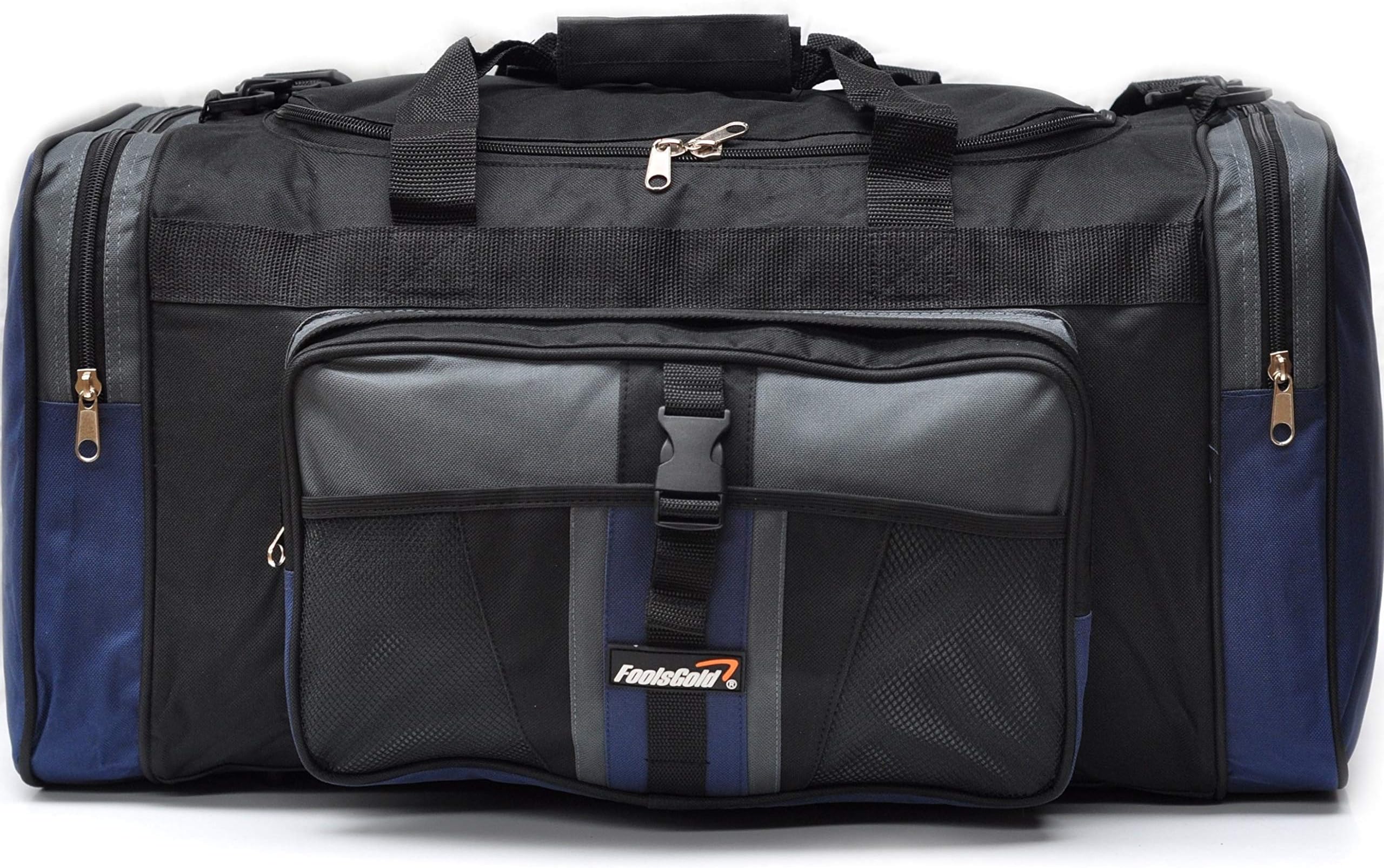 foolsGold Sports Holdall Bag 24 inch 50 Litre - Black/Navy