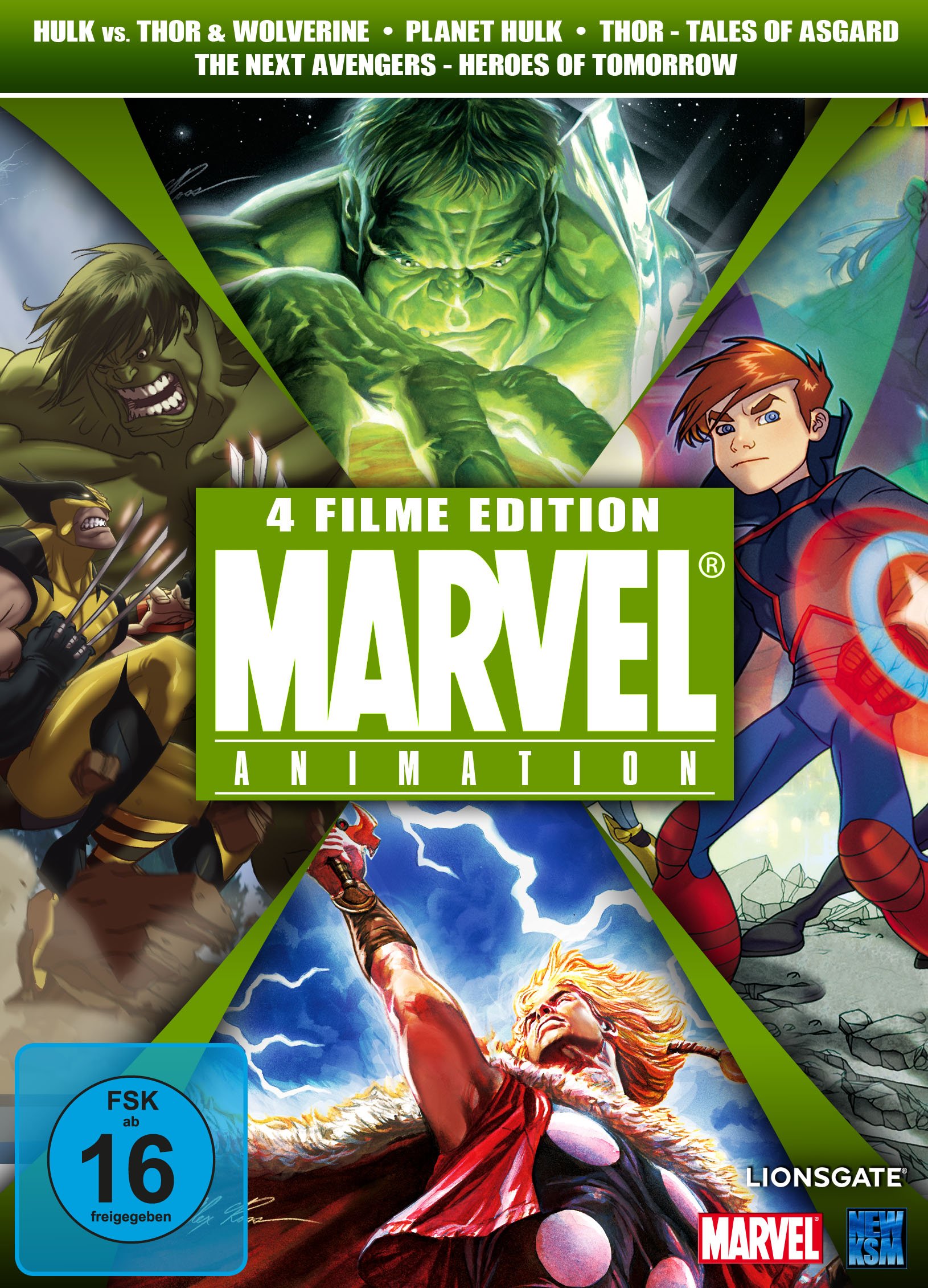 Marvel Animation: 4 Filme Edition