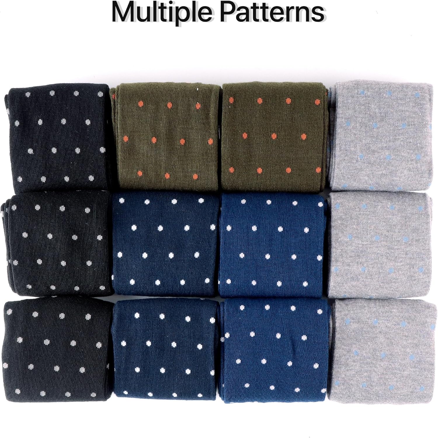 Parquet 12 Pack Dress Socks for Men- Fancy Argyle and Classic Pattern Dress Socks - Image 7