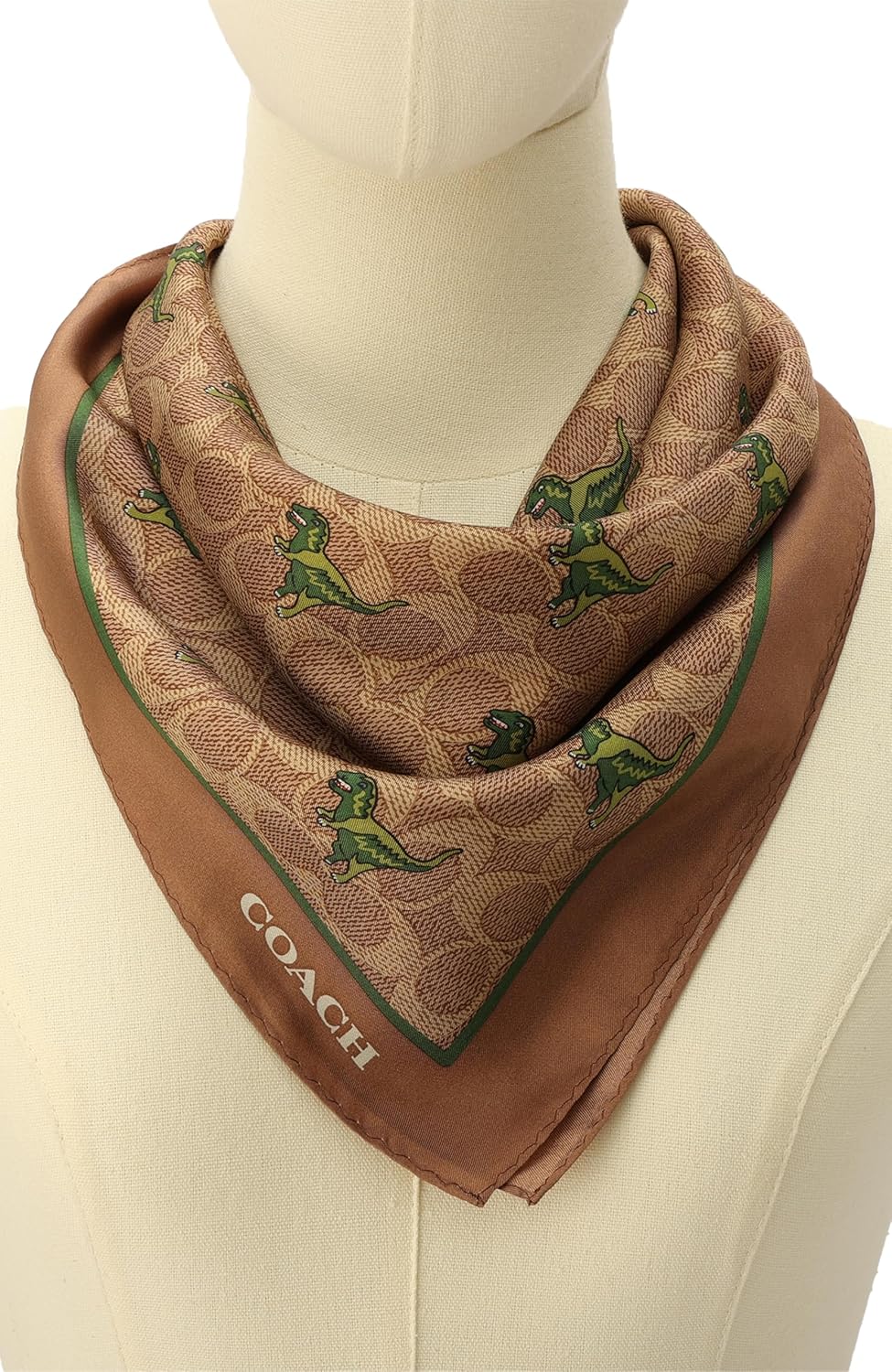 COACH PRINTED REXY SILK BANDANA