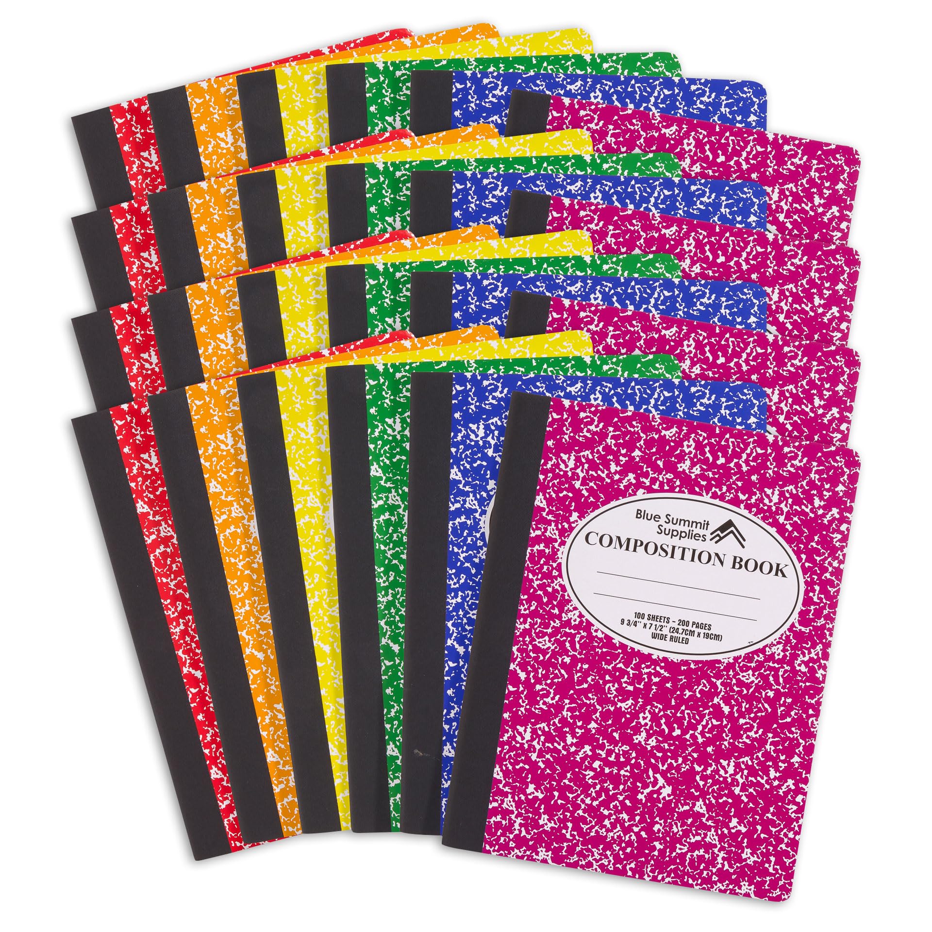 Carnets de composition à larges lignes pour écriture fluide et nette - 8