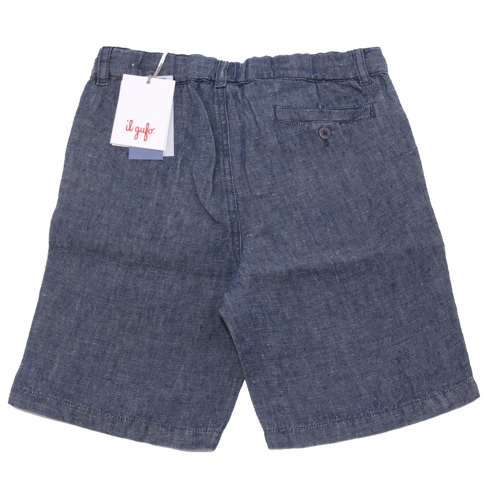 9406S bermuda bimbo jeans puro lino IL GUFO short pant kid