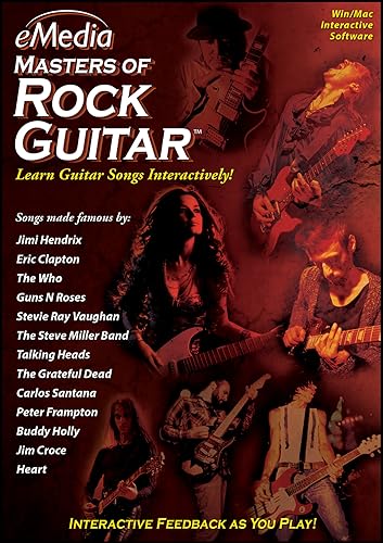 eMedia Masters of Rock Guitar [Mac Download for 10.5 to 10.14, 32-bit]