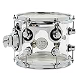 DW Design 7 x 8-inch Clear Acrylic Rack Tom with STM