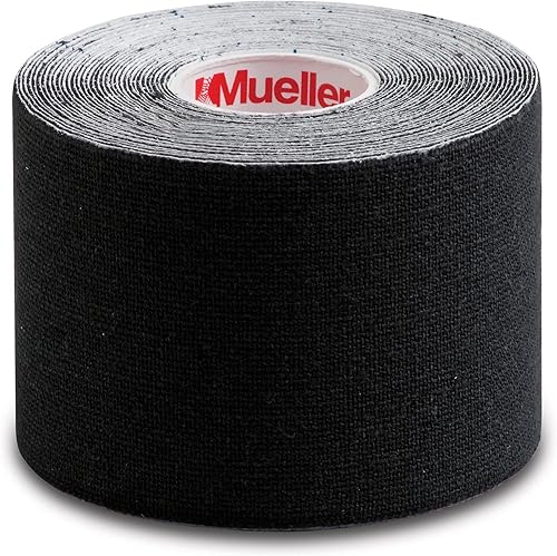 Vista 35 de MUELLER Cinta terapéutica de kinesiología de medicina deportiva, cinta atlética de calidad, sin látex, 20 tiras en I precortadas, 2 x 9.75 pulgadas