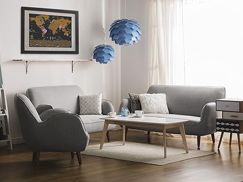 Miniatura 8 de Póster de mapa del mundo para raspar con los estados de Estados Unidos y las banderas de los países, haz un seguimiento de tus aventuras Incluye