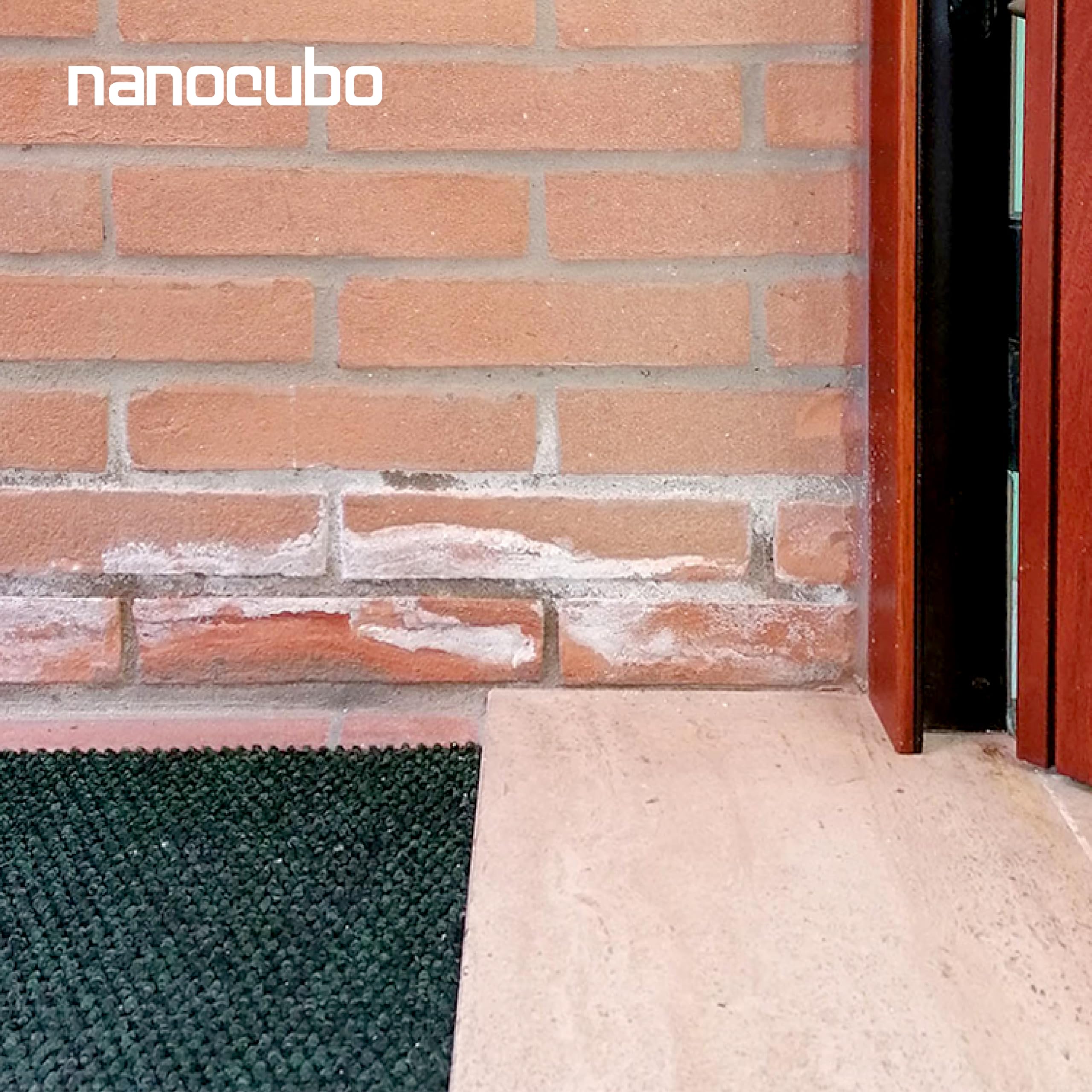 Capsualin - Limpiador de cemento y cocido con problemas de eflorescencias salinas, incapsulador de sal, nanotecnología, base de agua, solución innovadora para prevenir eflorescencias salinas