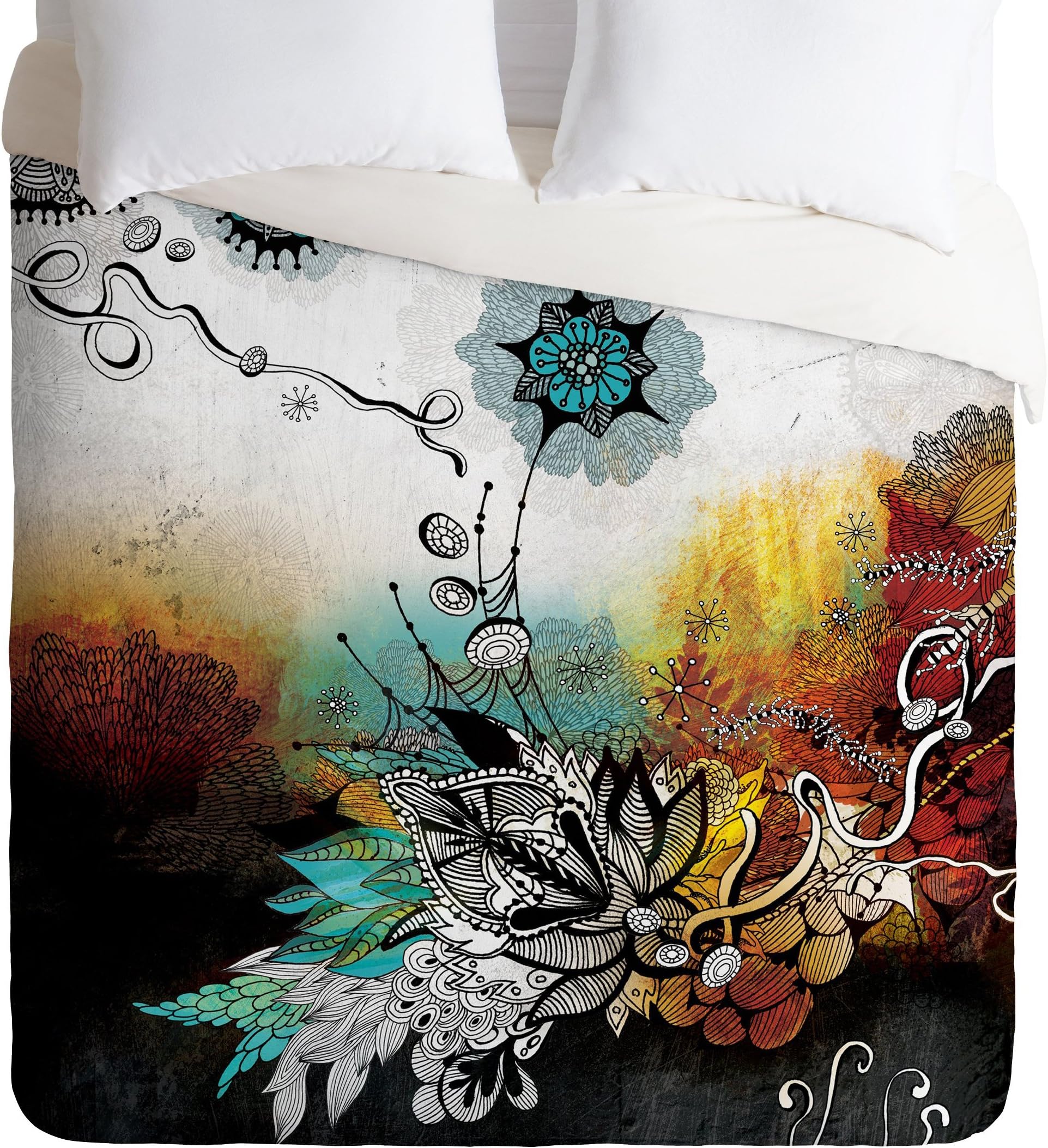 Deny Designs Iveta Abolina Frozen Dreams Duvet Cover, Queen