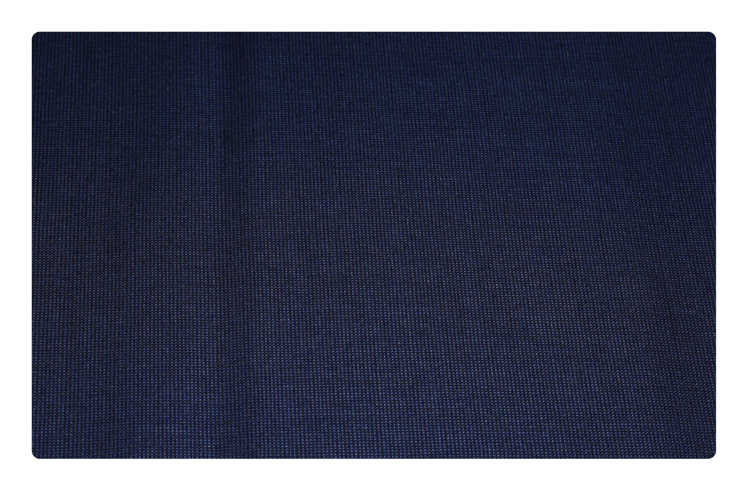 arvind Men's Pure Cotton Self Design Unstitched Shirt Fabric (RN08M9, Navy Blue)-picture-24