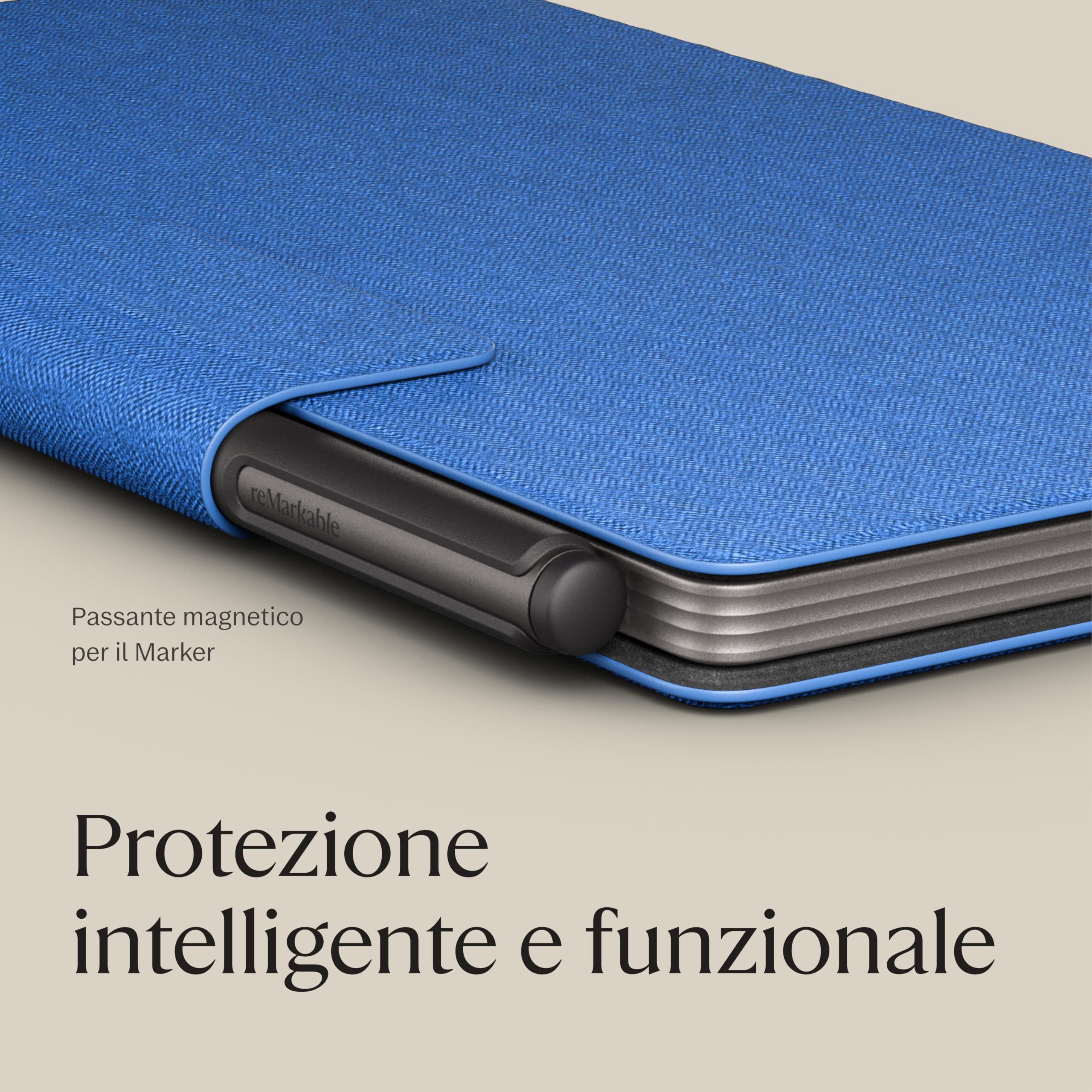 reMarkable Book Folio | Custodia polimero per Paper Pro Move | Cobalt