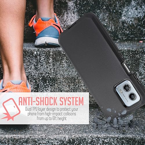 Miniatura 6 de Funda para Motorola Moto G-Power-5G 2023 Moto G 5G 2023, con funda de clip para cinturón, protección de cuerpo completo resistente, protector de