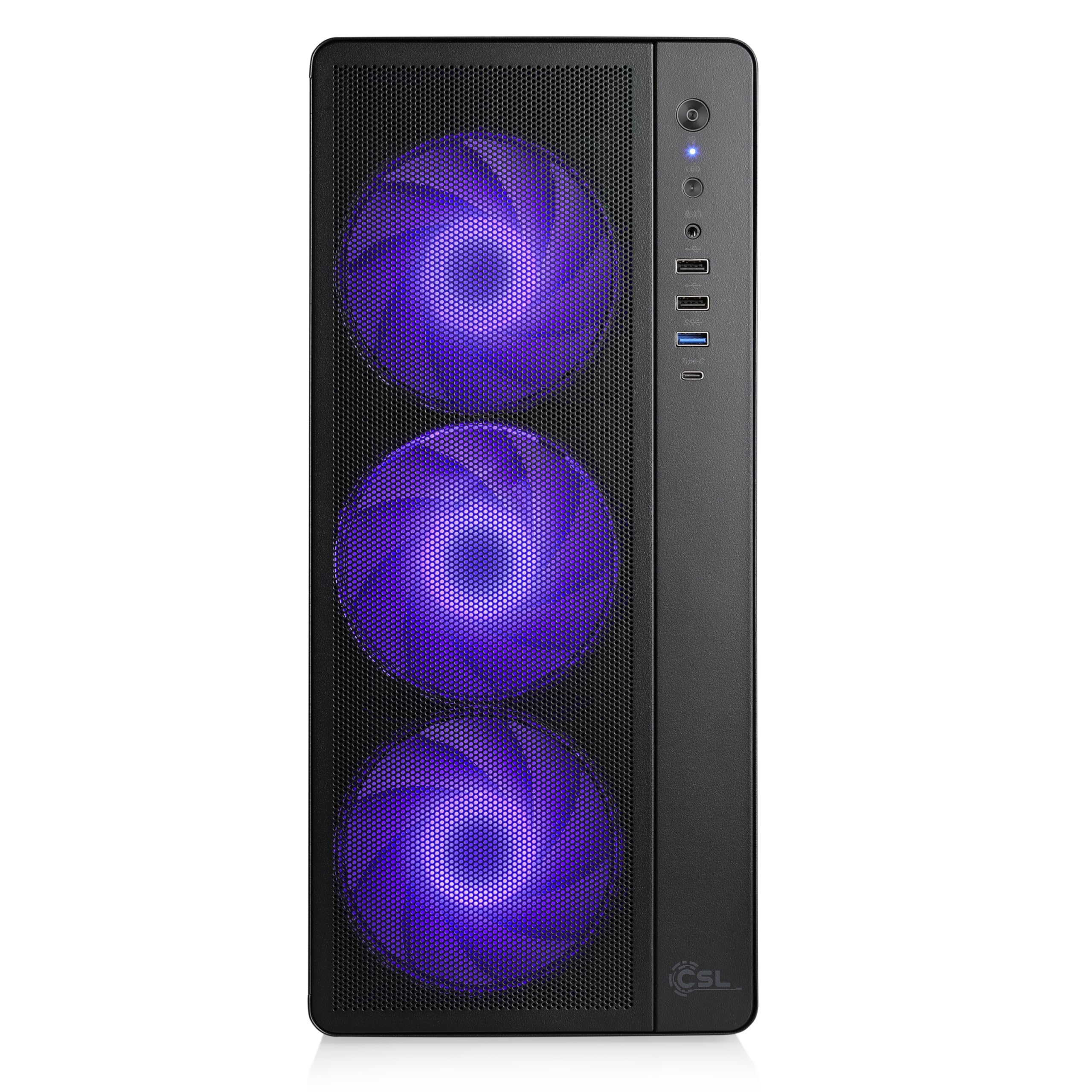 Gaming PC mit Windows 11 Pro | AMD Ryzen 7 8700F 8X 4.1 GHz | RTX 5070 | 1000 GB M.2 NVMe | 32 GB DDR5 RAM | Computer für Zocker, Gamer Desktop Rechner zum Spielen | A15526
