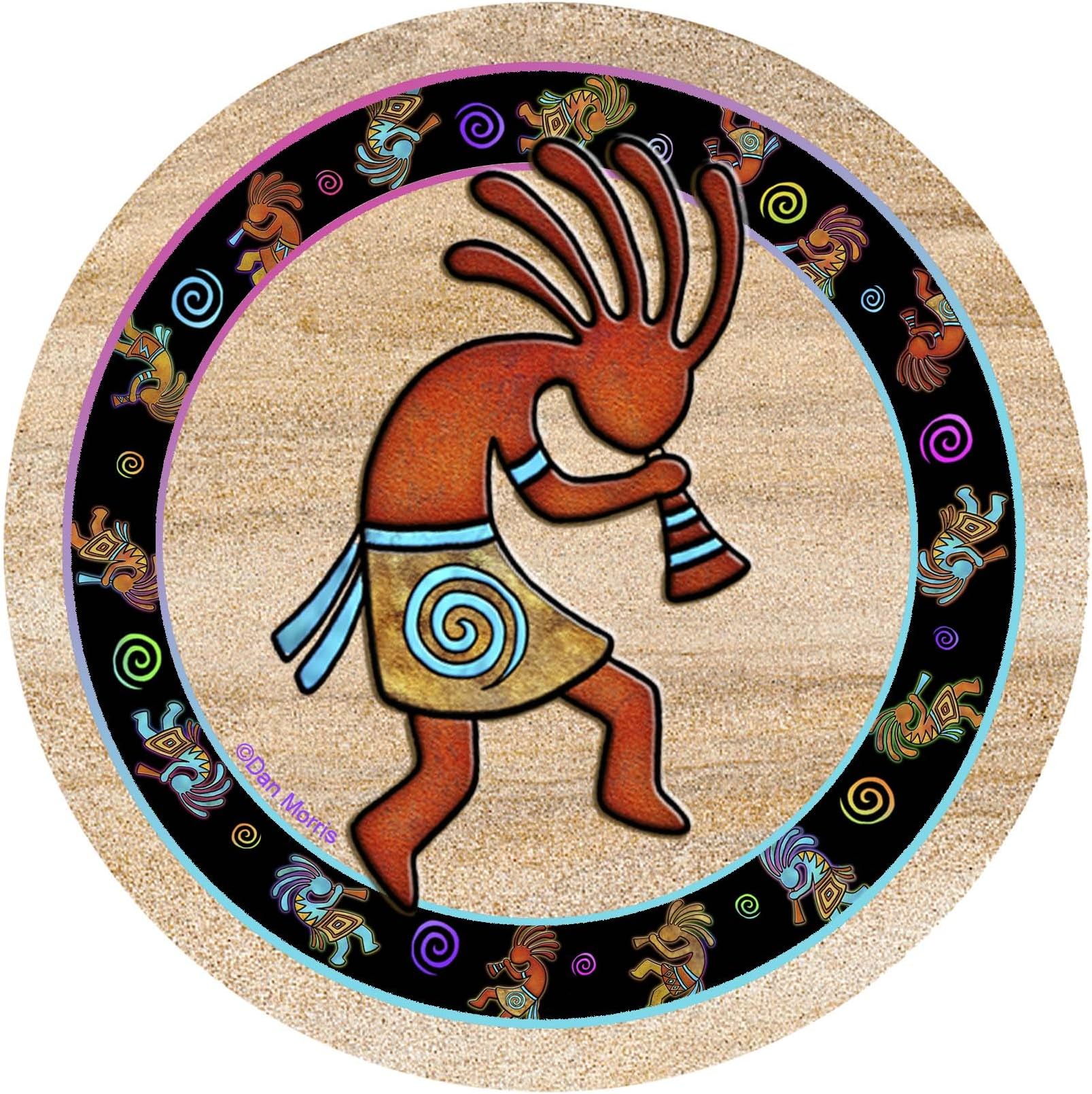 Thirstystone Kokopelli Toss Natural Sandstone Coaster 4