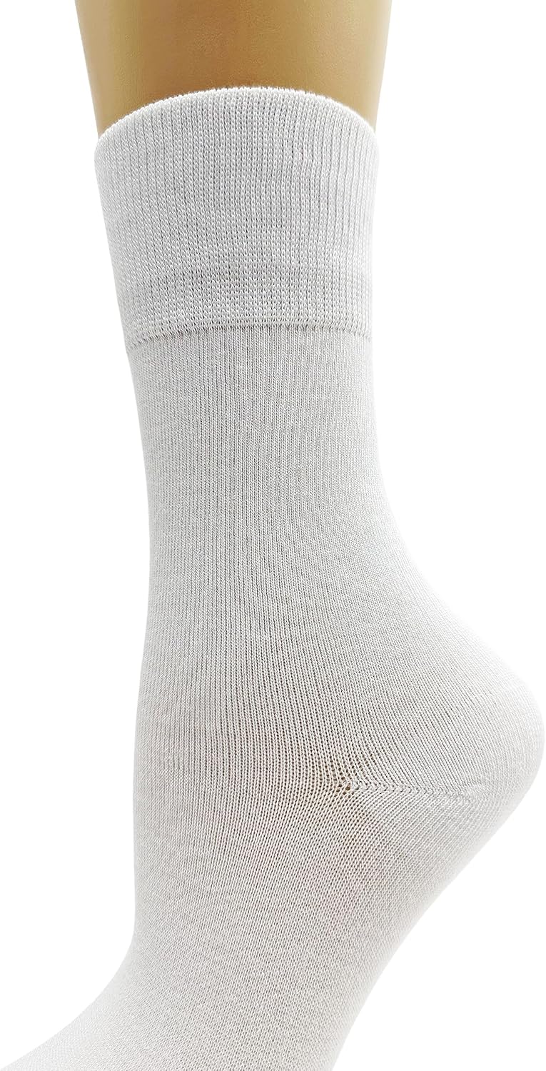 Winterlace Womens Soft Bamboo Rayon Viscose Dress Socks, 6 Pairs Trouser Socks Premium Thin Crew Socks Bulk Pack - Image 9