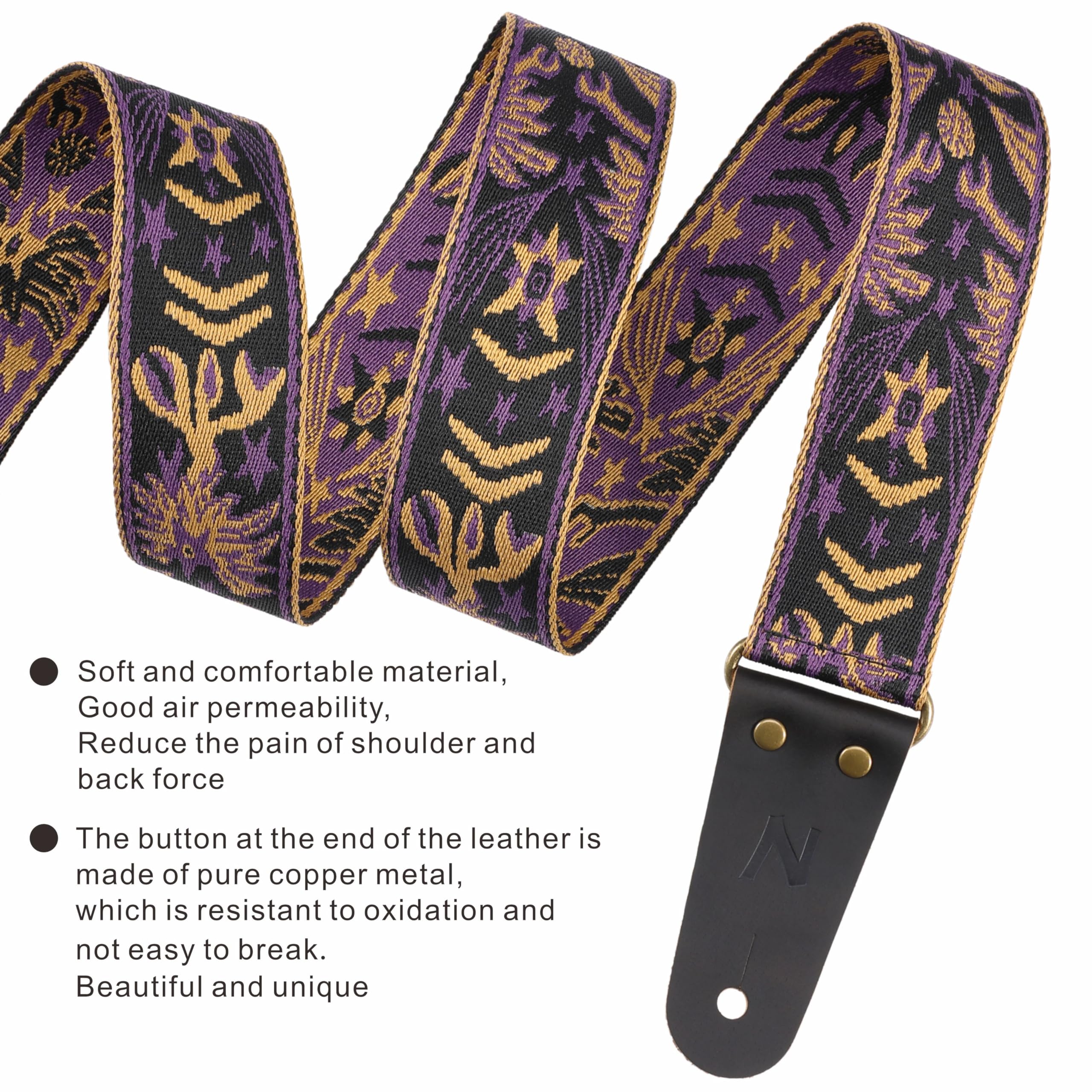 Nefelibata Guitar Strap, 2