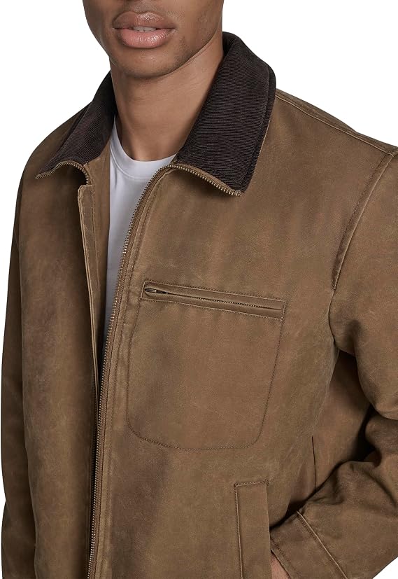 Levi's Men's Cotton Depot Jacket With Corduroy Collar Jacket (pack of 1)