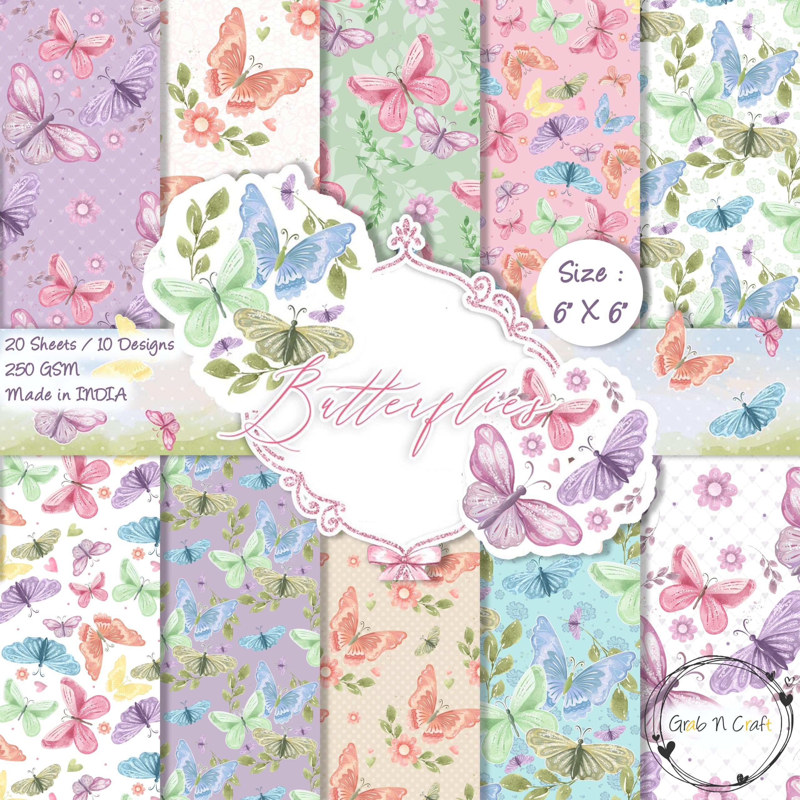 Scrapbook Paper Pack - 21 Sheets, 6x6 Inch -14 Scrapbook Paper Pack - 21 Sheets, 6x6 Inch -14