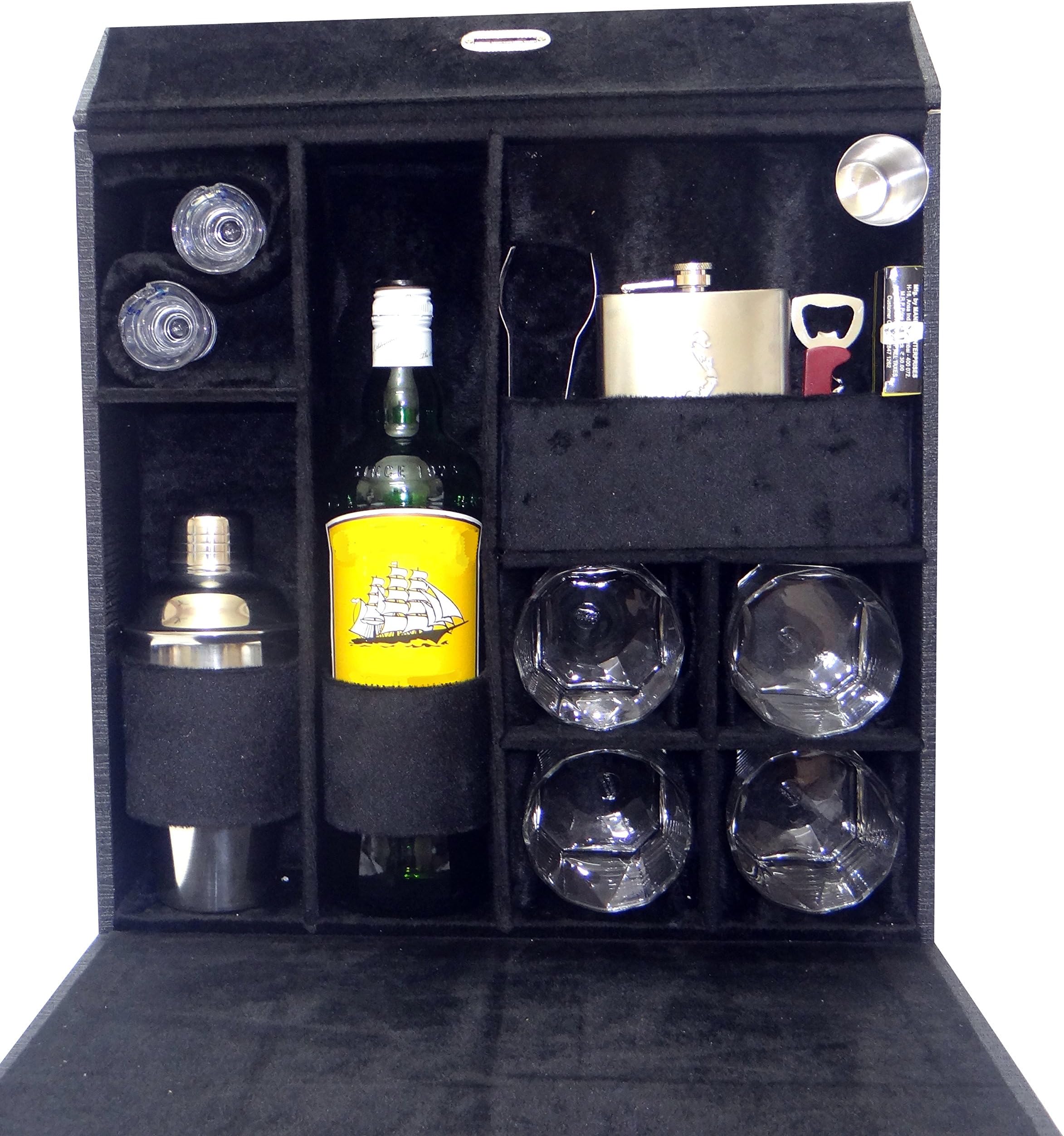 la corsa 13-Piece Leatherette Bar Set