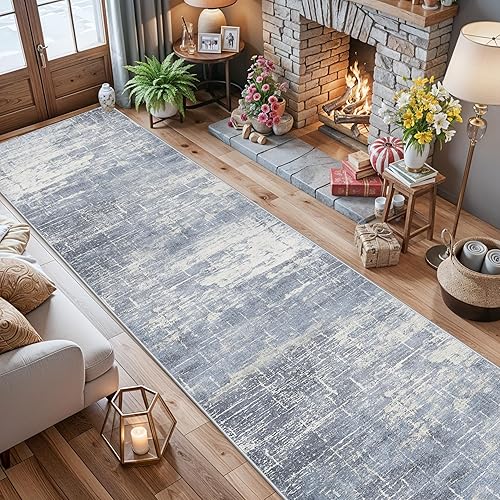 Miniatura 710 de Alfombra lavable para pasillo y de cocina, alfombra de entrada, vintage, suave para el suelo, alfombra antideslizante para interiores, para baño