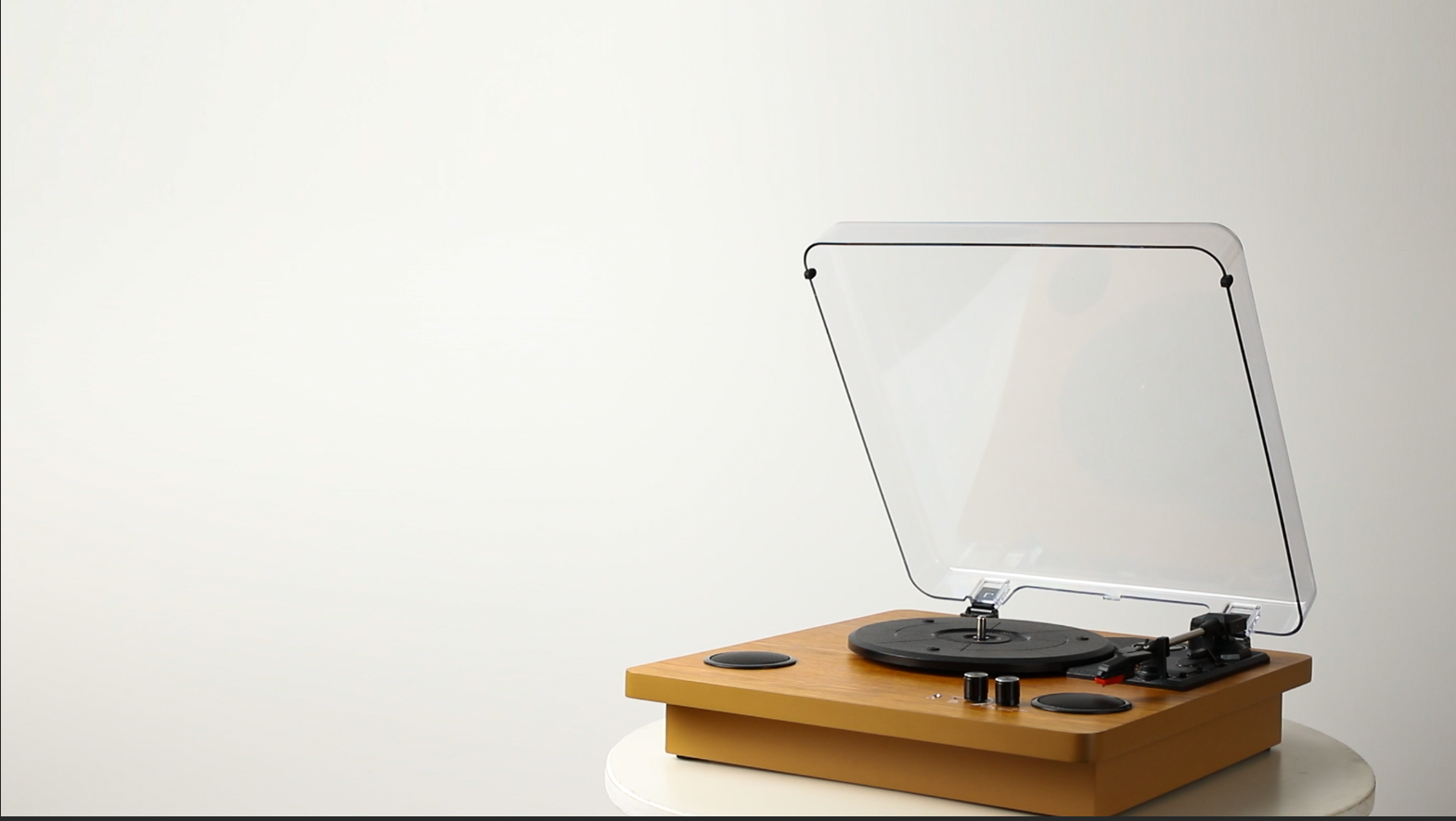 Vinyltafel, vinylspeler met Bluetooth, USB, AUX, geïntegreerde stereoluidspreker, retro koffer, vintage, draadloos, 3 snelheden, 33/45/78 (rood