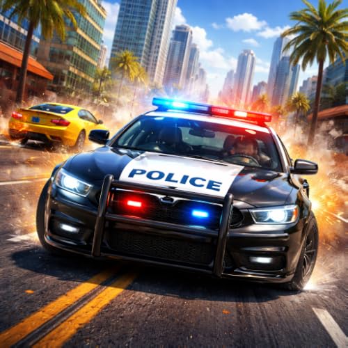 US Police City Pursuit: Cop Car Driving Simulator