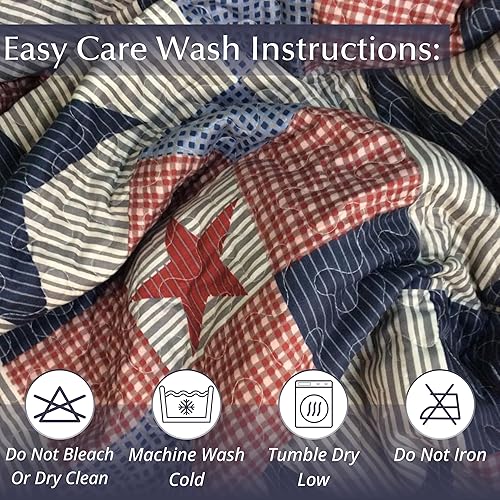 Miniatura 4 de Virah Bella Juego de ropa de cama King Lodge de 3 piezas, Bear Lake, juego de edredón reversible de campamento con fundas de almohada decorativas,