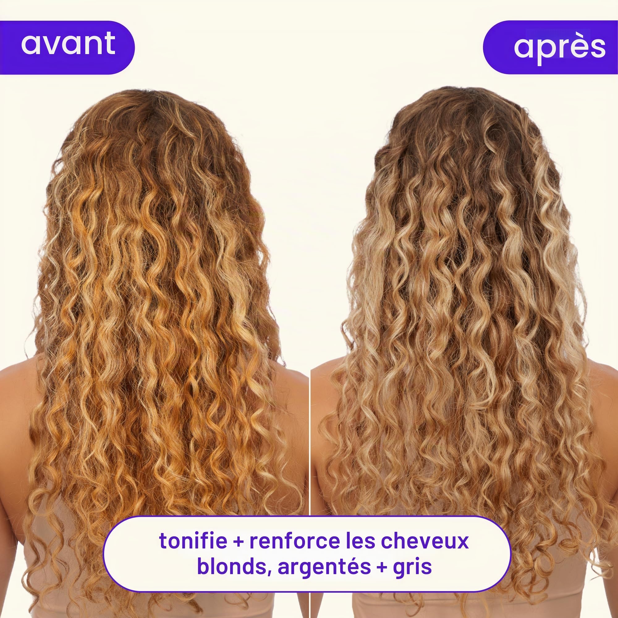 Amika BUST YOUR BRASS Cool Blonde Bond Repair Après-shampoing 500 ml