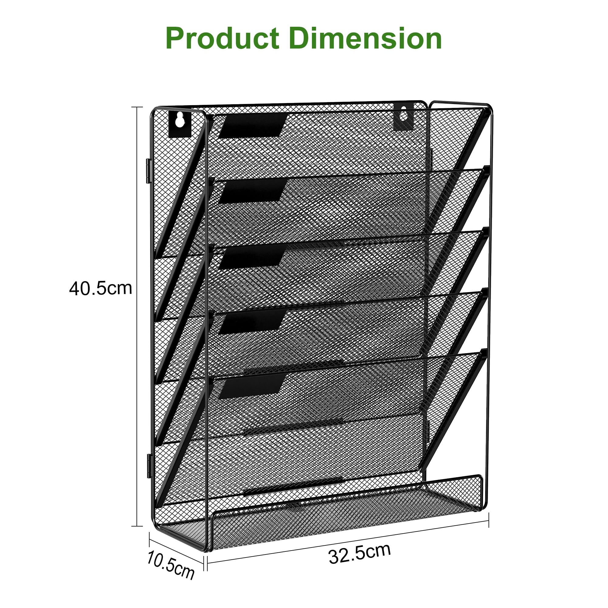 Organizer Da Parete A 12 Ripiani - Ordine In Casa E Ufficio - Foto 9