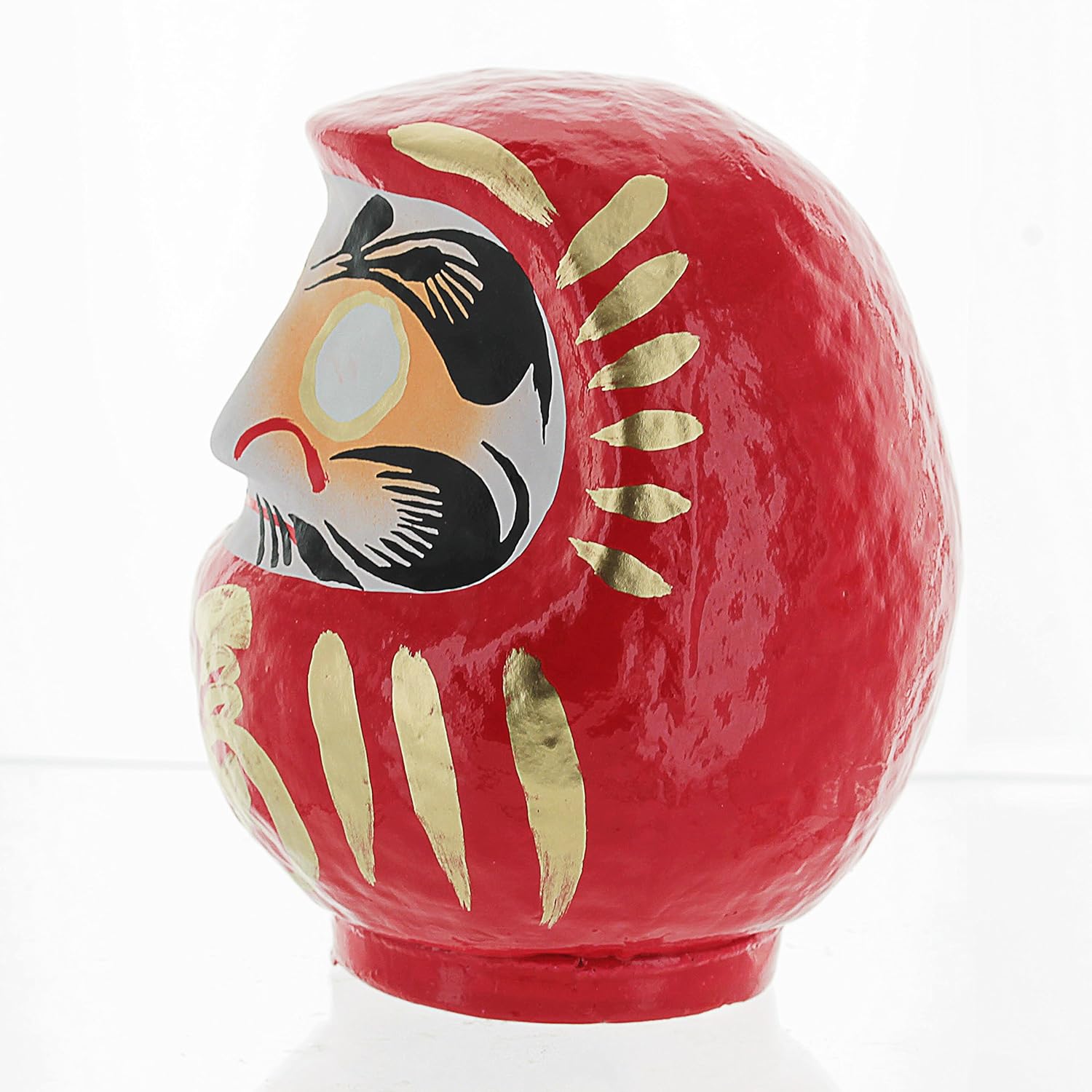 Daruma Doll - Made in Japan - 4.7" Good Luck & Well Wishes (Red)