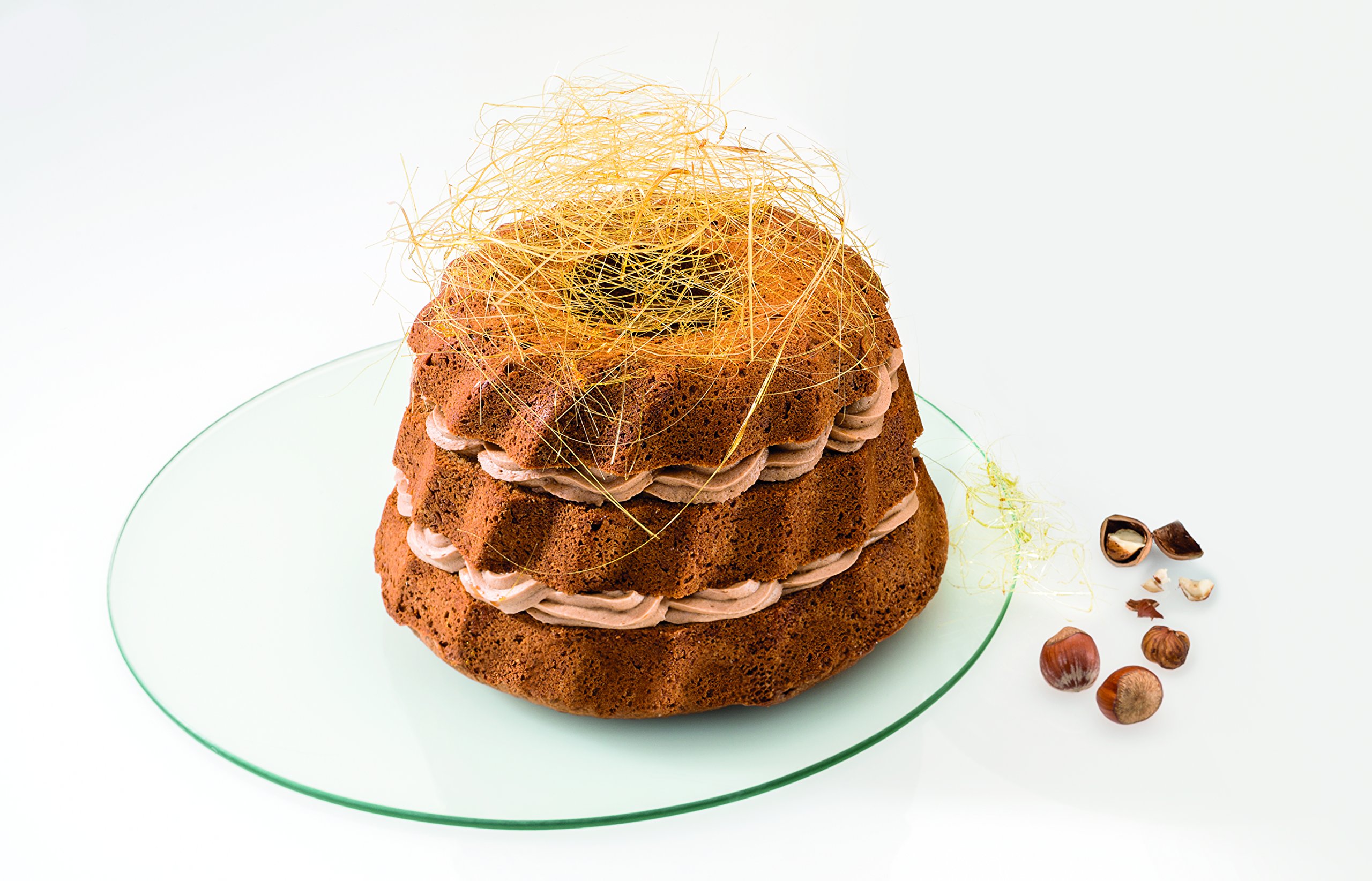 Dr. Oetker Molde de 22 cm de diámetro con Revestimiento Antiadherente Reforzado con cerámica, Resistente al Calor hasta 230 °C, 2300 ml