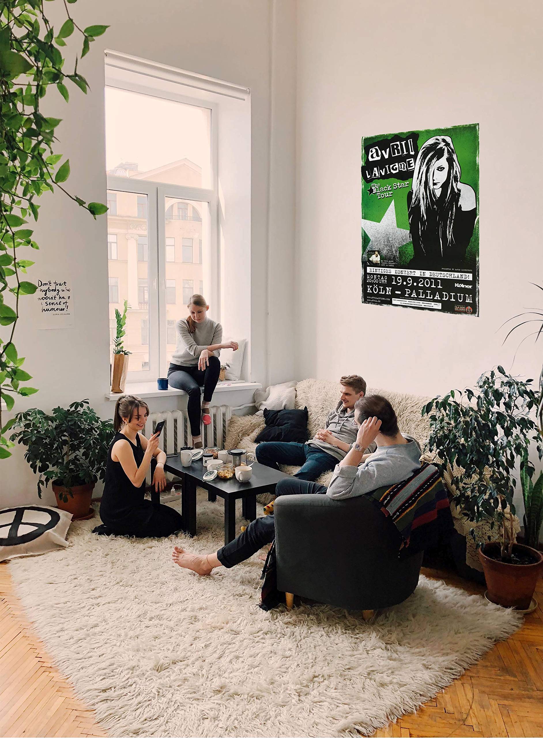 Avril Lavigne - Black Star, Köln 2011 » Konzertplakat/Premium Poster | Live Konzert Veranstaltung | DIN A1 «