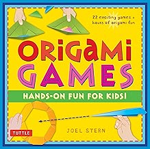 Origami Games: Hands-On Fun for Kids!: Origami Book with 22 games, 21 Foldable Pieces: Great for Kids and Parents