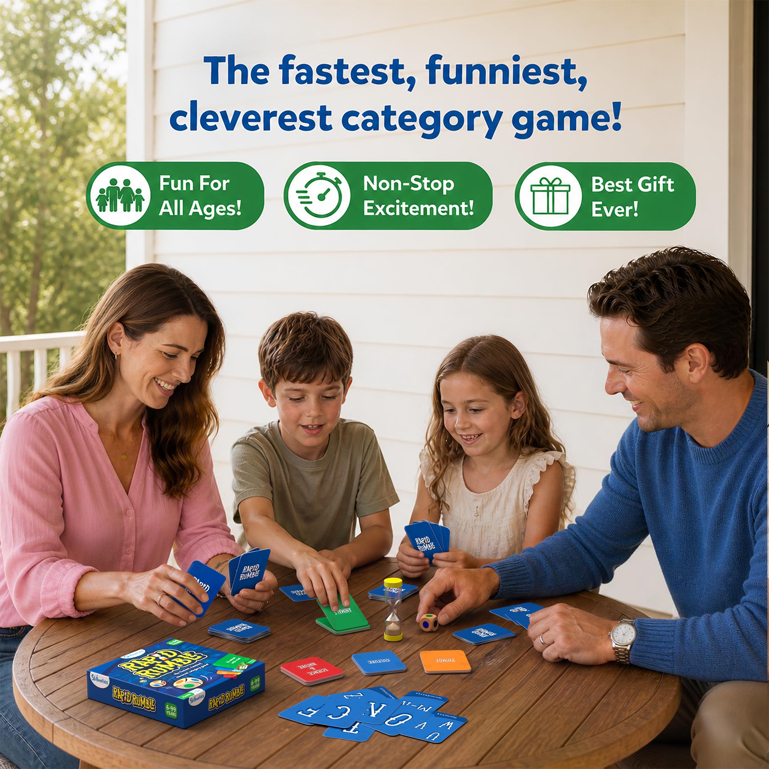 Skillmatics Rapid Rumble – Fun Board & Card Game, Gift for Boys & Girls — Amazon image 2