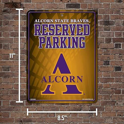 Miniatura 77 de Letrero de metal NCAA de 8.5 x 11 pulgadas, ideal para cueva de hombre, dormitorio, oficina, decoración del hogar Primario