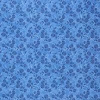 Vista 1 de Mook Fabrics Caléndula de algodón, mezclilla