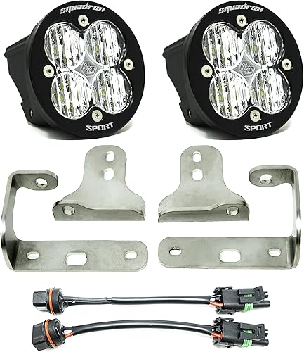 Miniatura 4 de Baja Designs 447069 Kit de bolsillo antiniebla anodizado negro (Jeep JL, Rubicon, Squadron-R Pro)