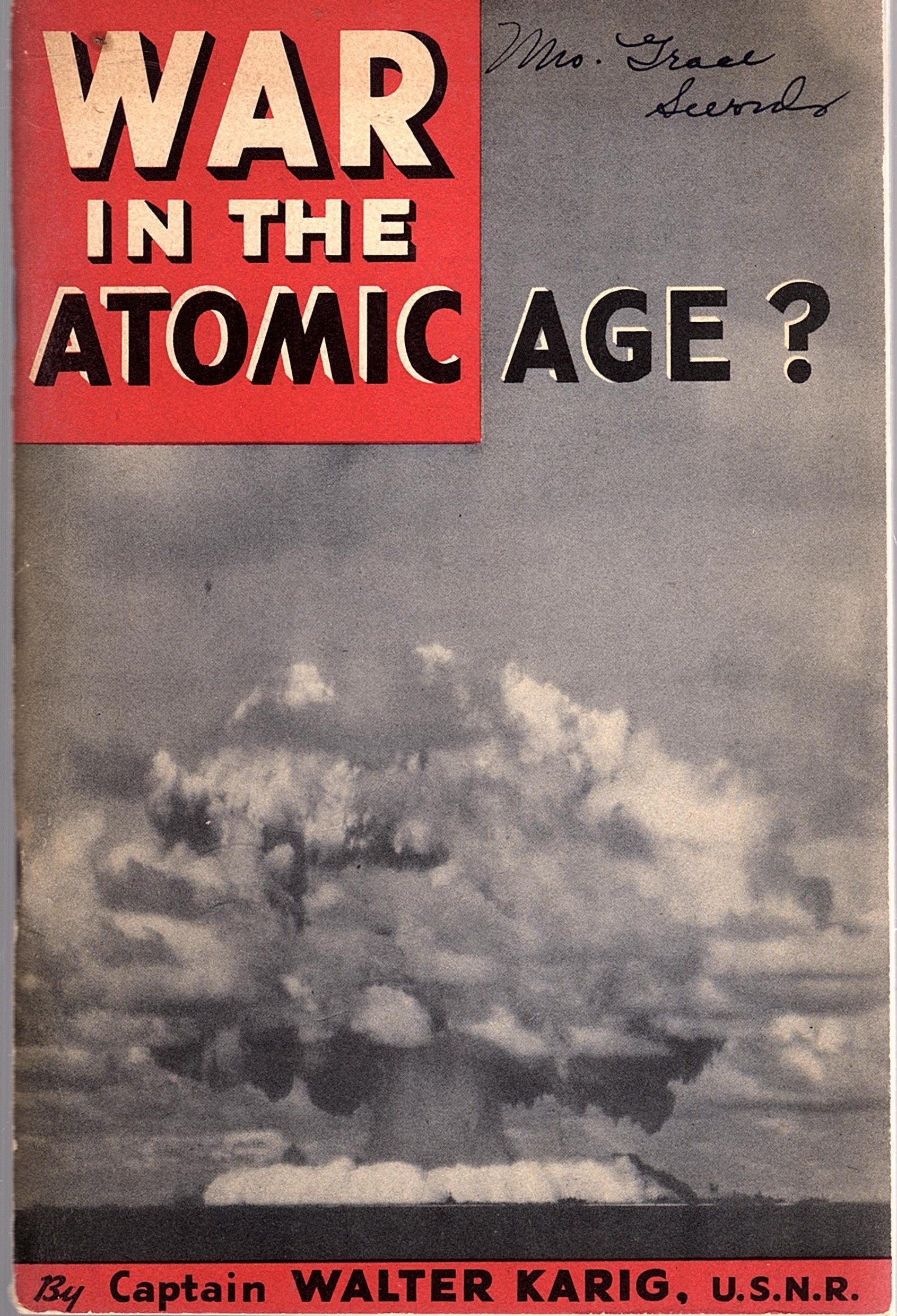 Cover of War in the Atomic Age?