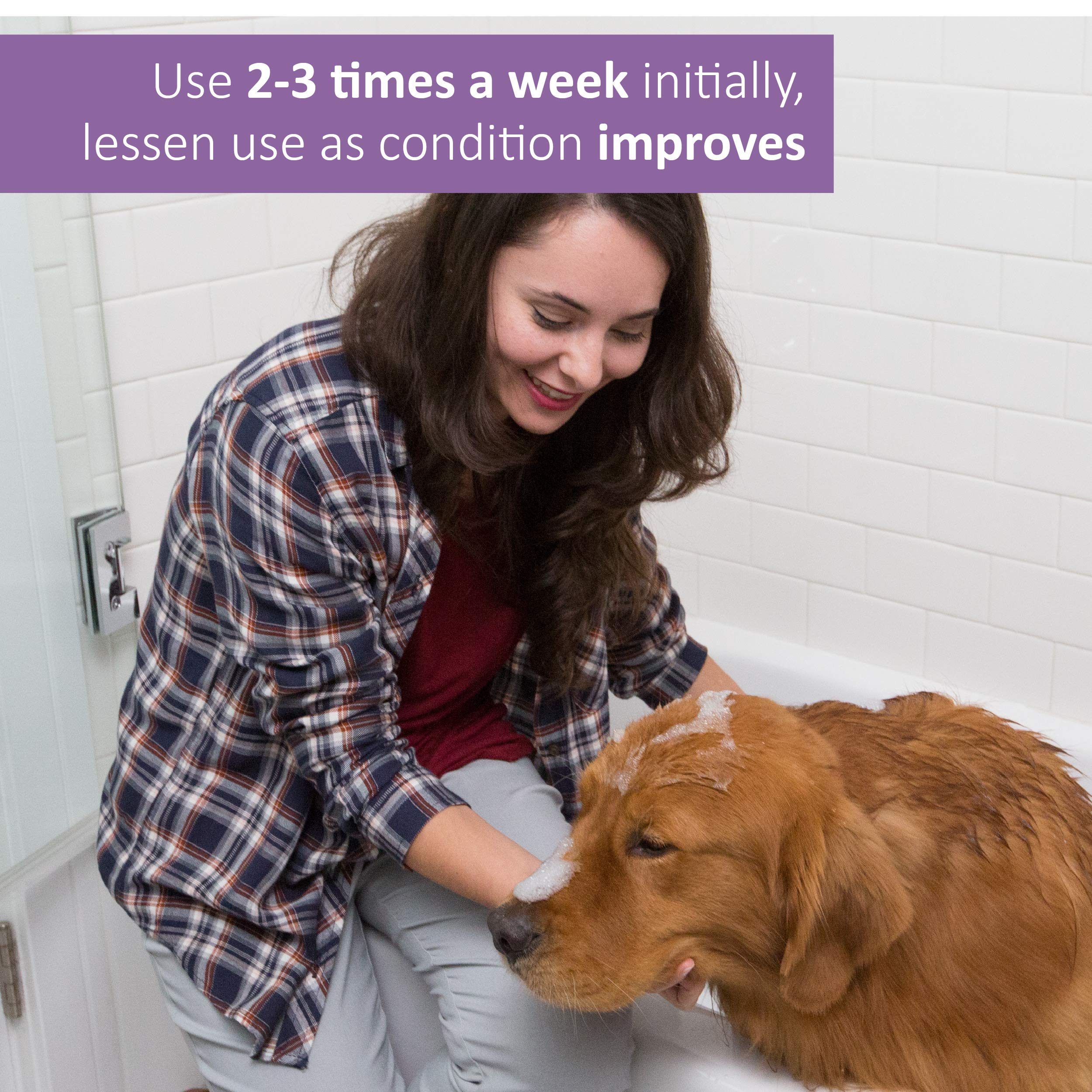 veterinary formula clinical care antiparasitic and antiseborrheic medicated shampoo for dogs