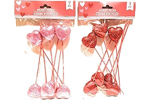 Valentine's Heart Stick Picks - Express Your Love